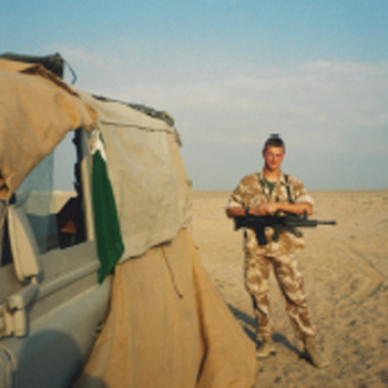 Brian Daley wearing his uniform Brian Daley wearing his uniform