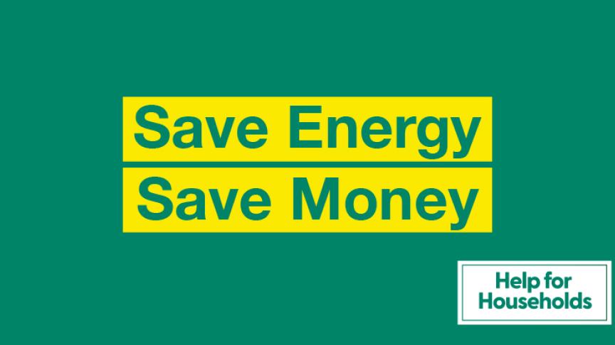 Save energy save money Save energy save money graphic